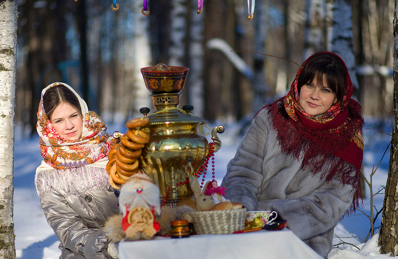 Масленица самовар